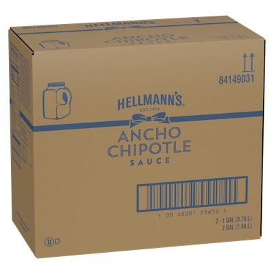 Hellmann's® Real Ancho Chipotle Sauce 2 x 1 gal - To your best salads with Hellmann's® Real Ancho Chipotle Sauce (2 x 1 gal) dressing that looks, performs and tastes like you made it yourself.